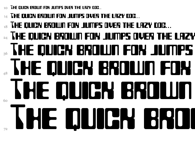 Rollerball 1975 font waterfall